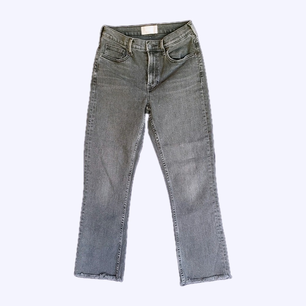 Everlane Women's Gray Cropped Raw Hem Ankle Jeans Size 27